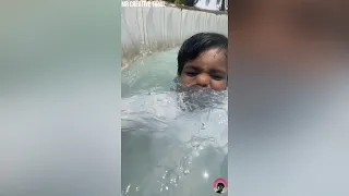 BABULOO VAAYAN 🥺ALMOST DIED IN WATER THEME PARK 🌊✨ ( PARAVASA ULLAGAM ) - #vlog #foodies #water