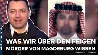 MAGDEBURG: Arzt, Islamgegener, lange in Deutschland, das Profil des Weihnachtsmarkt-Killers verwirrt