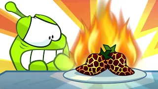 Om Nom Geschichten 💥 Heißer Wettbewerb 💫 Wer ist schneller? 🚀 Lustige Cartoons für Kinder