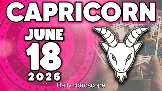 𝐂𝐚𝐩𝐫𝐢𝐜𝐨𝐫𝐧 ♑ 🔞A DECEASED MAN LEAVES YOU AN INHERITANCE ⚰️💵 Horoscope for today JUNE 18 2026 🔮#zodiac