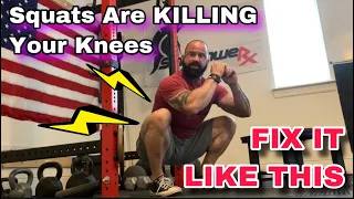 Squats Are KILLING Your Knees (DO THIS TO FIX IT) | SmashweRx | Trevor Bachmeyer