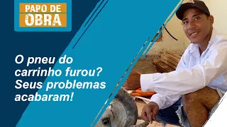 O Pneu do carrinho de mão furou? Aprenda a recuperá-lo!