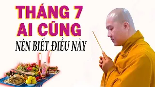 Cúng Tháng 7  Thầy Chỉ Cách Khấn Vái, để gia đạo bình an làm ăn phát đạt _ Thầy Thích Pháp Hòa