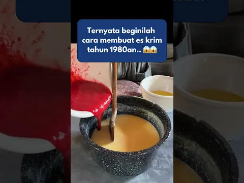 Pembuatan Es krim Tahun 1890an