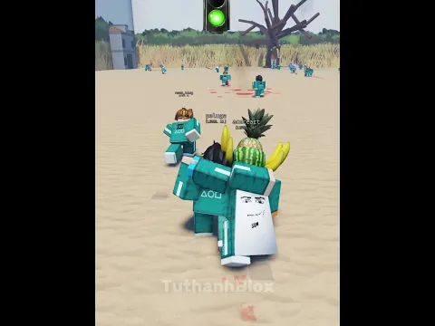 He was left behind I went to save him 😊 #tuthanhblox #roblox #squidgame