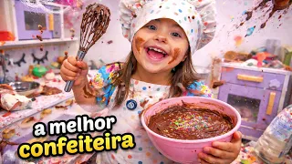 Fazendo bolo de chocolate com M&Ms 😋