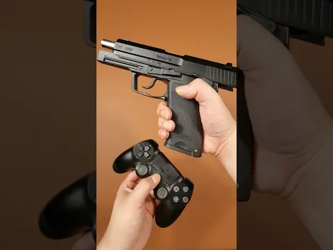Have you ever tried playing PS games with a toy gun ?