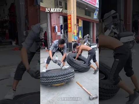 How people in China make tires? #shorts