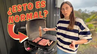 NEOZELANDESA HACE UN ASADO POR PRIMERA VEZ