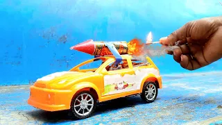 कार के ऊपर रॉकेट - Rocket Power Car | Amazing Diwali Experiments Like Mr Indian Hacker