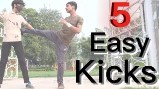 Learn 5 basic kicks of Martial Arts 🥋🔥