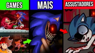 SONIC -Todos os 20 JOGOS mais INSANOS do Sonic.exe 😈| Rk Play