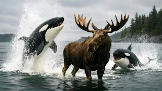 Why Orcas Have Started Hunting Moose