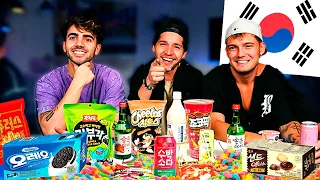 PROBANDO DULCES COREANOS CON FEDE VIGEVANI Y IAN LUCAS