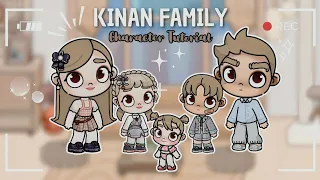 KINAN FAMILY CHARACTER TUTORIAL | AVATAR WORLD | FREE TO COPY | TAG NEEDED #avatarworld