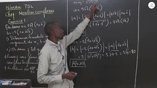Exercices - Terminale S2 - Mathématiques : Nombres complexes / M. Boye