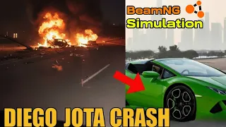 Diogo Jota Crash Simulation 🇪🇸 | Beamng.drive