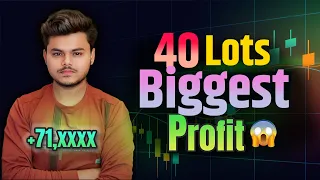 Intraday Live Trade With Heavy profit Using 40 LOTS || Option Buying Accurate Prediction
