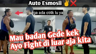 GYM || Ga ada attitude ambilin alat sesuka hati || Auto R1BUTT