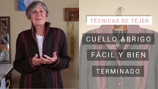 Tejer cuello fácil para abrigo paso a paso 💡 Consejos de Lucila