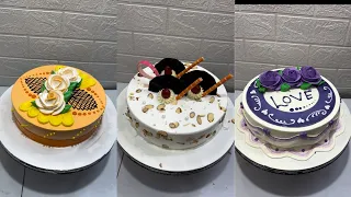 How To Make Birthday Cake Recipe|| New Look Cake Design #cakedecorating #cakedesign #cakerecipe 