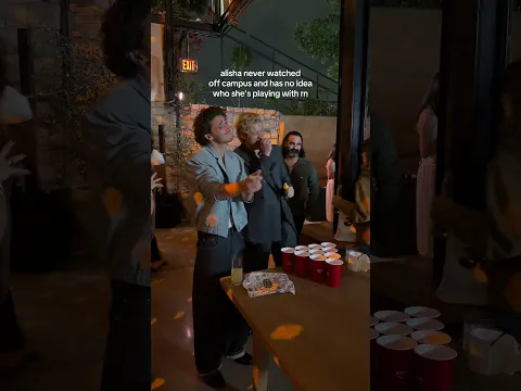 SHE DIDN'T KNOW SHE WAS PARTYING WITH OFF CAMPUS CAST #offcampus