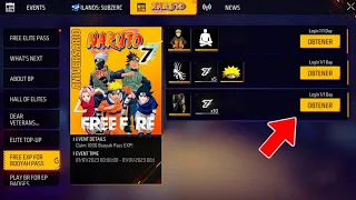 😶‍🌫️ FECHA OFICIAL!! LA NUEVA COLABORACIÓN NARUTO 😱 PREMIOS GRATIS A FREEFIRE LATAM 🎁