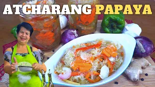 ATCHARANG PAPAYA (Pickled Green Papaya)