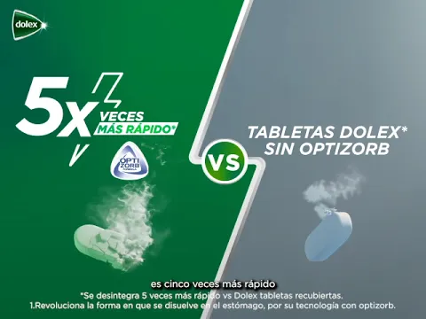Dolex Avanzado con Rápida Acción, 5 veces más rápido