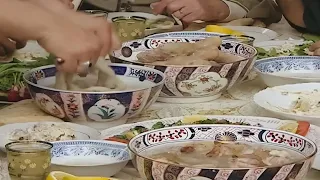 عزيمة قشة مُفتخرة لآهالي الحارة - سامية جزائري ، عباس النوري و كاريس بشار