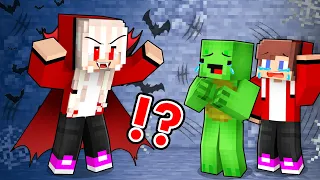 JJ Girl Became VAMPIRE to Prank Mikey and JJ - Maizen Minecraft Animation