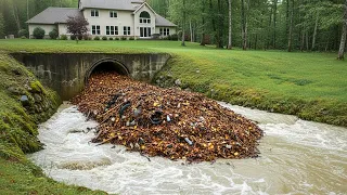 Canal Rescue So Satisfying – Watch the Moment the Water Finally Breaks Through