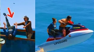 Water Mafia saved Franklin Girlfriend from the Duggan Boss in GTA 5 #gtavshorts #short #gta5online