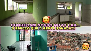 NOSSO NOVO CANTINHO DE 6 CÔMODOS|| É ENORME😱+ ESTAMOS  MUITO FELIZES COM A CASA NOVA😍🐜💖🍃