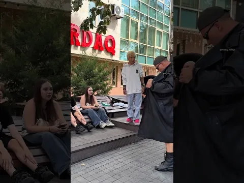 When He Opened His Jacket, Everyone Was Shocked #shortvideo