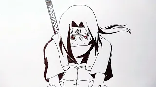 How to Draw Itachi Uchiha | Naruto |step-by-step Easy anime drawing