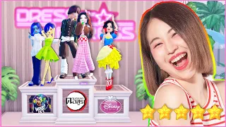 ประกวดแต่งตัวตามธีม ( ดาบพิฆาตอสูร / inside out / เจ้าหญิงดิสนีย์ ) | Dress To Impress