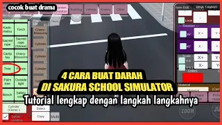 4 cara buat darah di game sakura school simulator