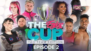 Enjoy Wrestling: Enjoy Cup S6/Ep2 The Production vs KOD | Petty in Pink vs Ephemeral Babes