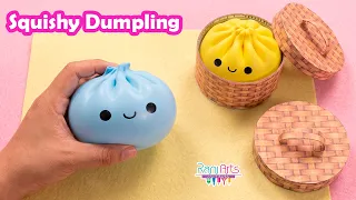 🥟✨ ¡Haz el SQUISHY VIRAL de DUMPLING! Manualidad Fácil y Adorable 💖