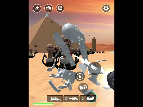 🏜️ DESERT: DUNE BOT! ||#skibidibop #nextbots #garrysmod #toilet#cameraman #sandbox