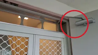 튀어나온 신발장,도어클로저에 현관방충망 설치 하시면...꼭!!