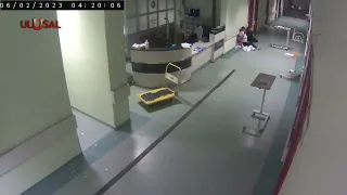 Deprem kameralara işte böyle yansıdı