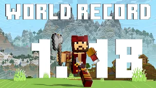 Minecraft Speedrun World Record 1.18 ( RECORDE MUNDIAL 1.18 )