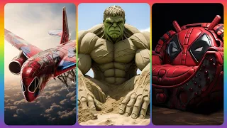 power full avengers and marvel heros (part 11 ) 😊 #marvel #trending #avengers #spiderman #dc #hulk