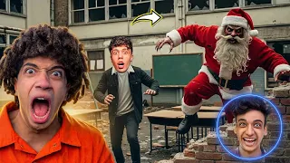 عمر شاور وحمو ايهاب عرفو مكان الكلب‼️بابا نويل حبسهم😱