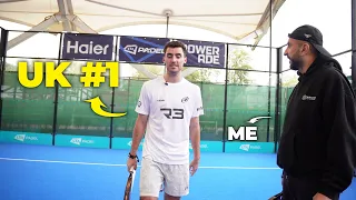 I played a PADEL MATCH against the UK #1...