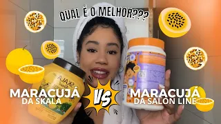 QUEM TEM O MELHOR CREME DE MARACUJÁ? Skala ou Salon line? 😱