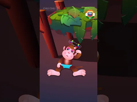 पांच नन्हे बन्दर    #ChuChuTVHindi #Shorts #HindiRhymes #learningsongs #fivelittlemonkeys