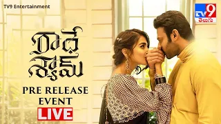 Radhe Shyam Pre Release Event LIVE | Prabhas | Pooja Hegde - TV9 ET